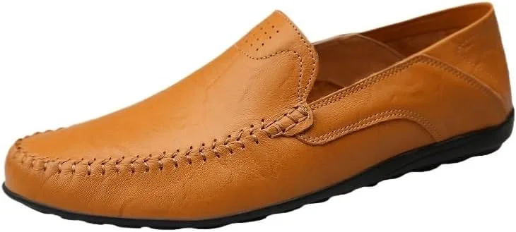 Мокасины кожаные мужские Oxford Yellow UOPYNE