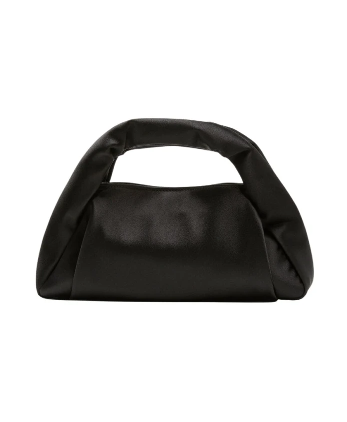 

Moda mini tote роскошная атласная сумочка Stuart Weitzman, черный