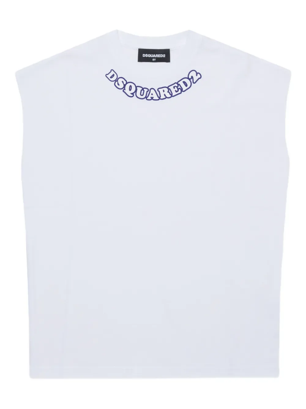 Топ с логотипом DSQUARED2 KIDS, белый
