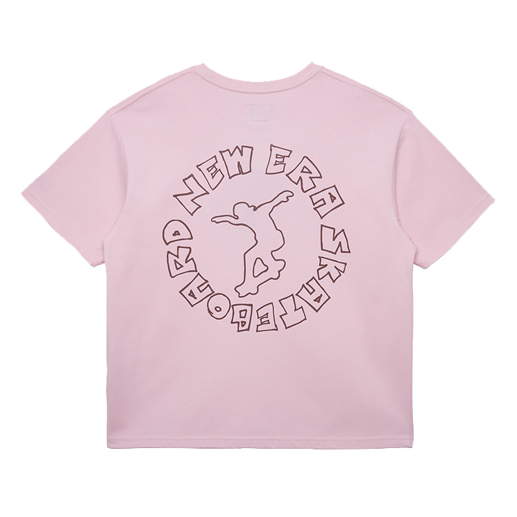 

New Era Футболка с круглым вырезом и короткими рукавами Pink Unisex, Розовый, New Era Футболка с круглым вырезом и короткими рукавами Pink Unisex