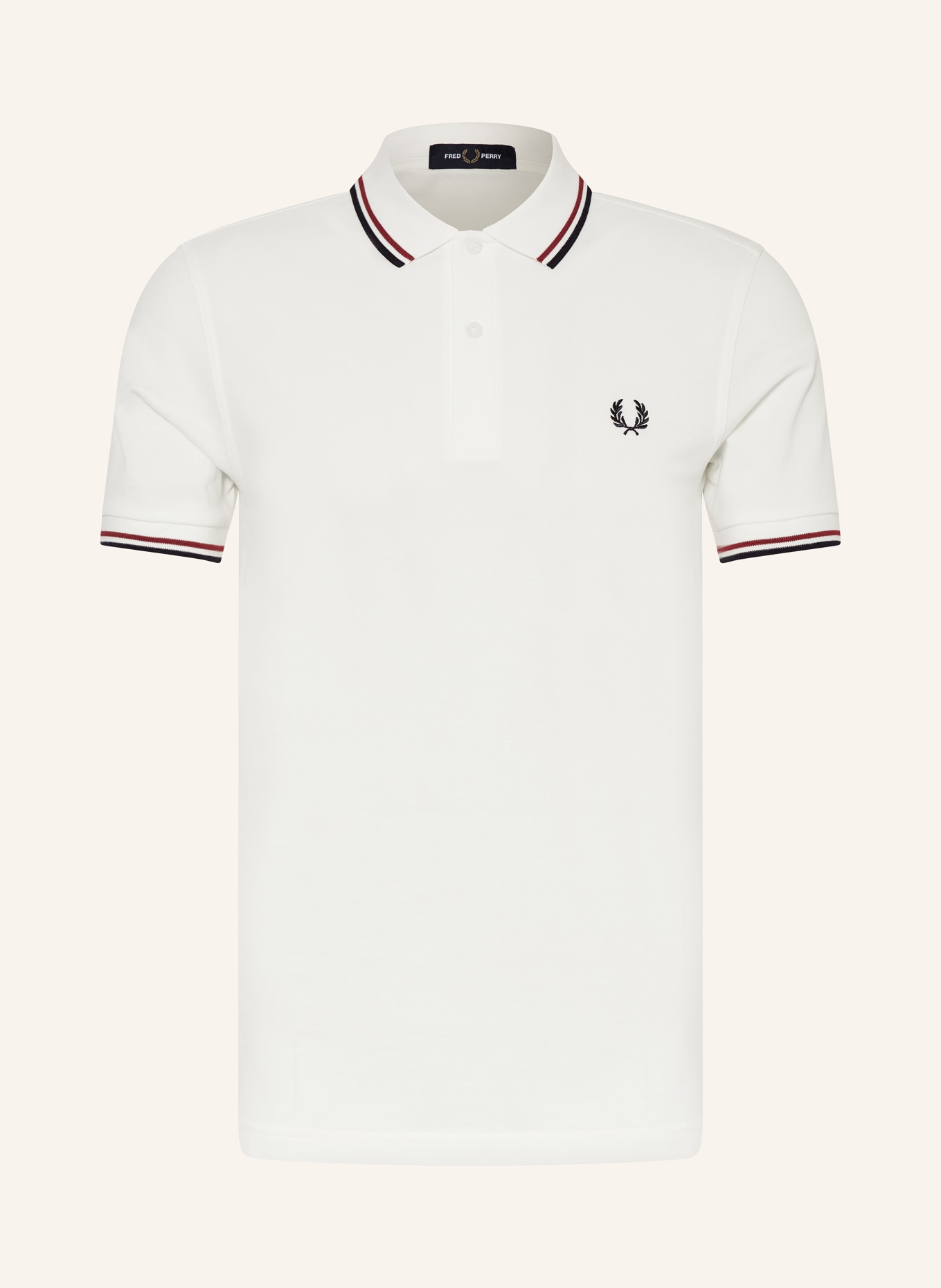 

Рубашка-поло из пике FRED PERRY, белый