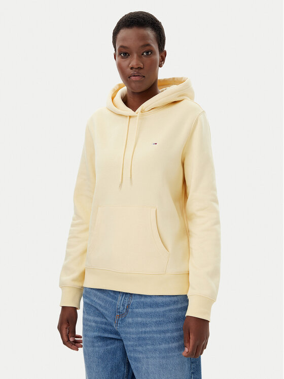 

Толстовка обычного кроя Flag DW0DW19958 Tommy Jeans, бежевый