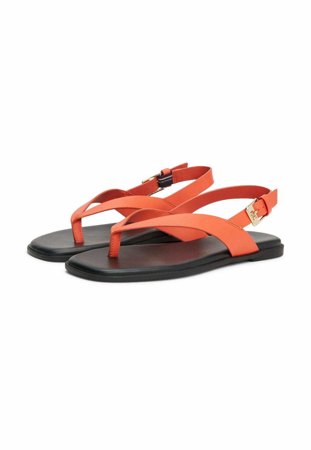 Сандалии с Т-образной застежкой BLOCK THONG FLAT Tommy Hilfiger, оранжевый — фото 2
