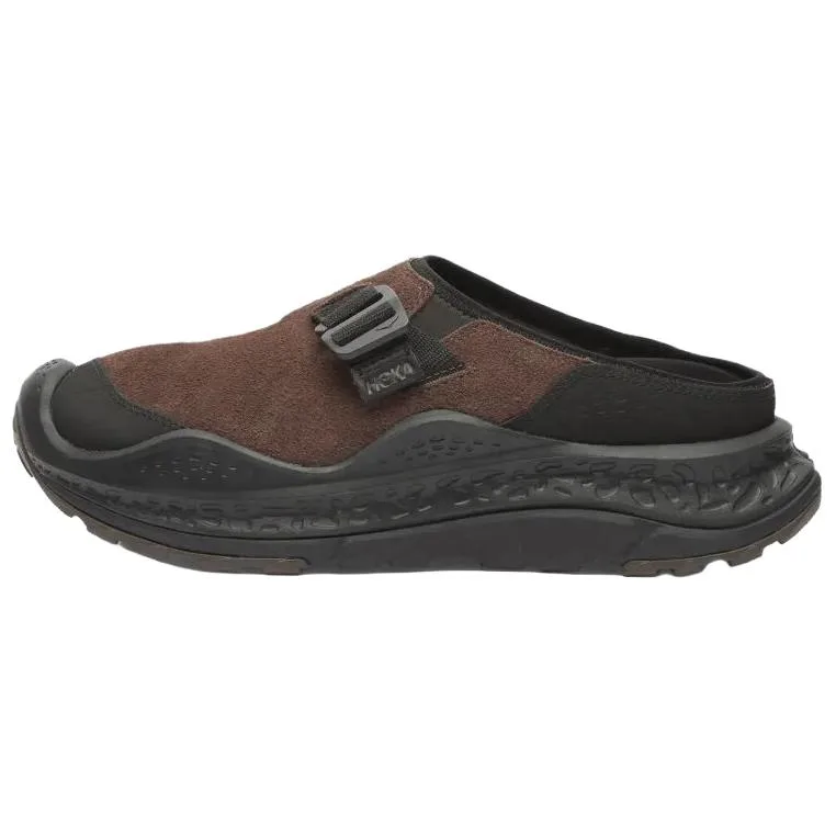 HOKA ONE ONE Ora Primo Slip Resistant закрытые тапочки для мужчин черно-коричневые