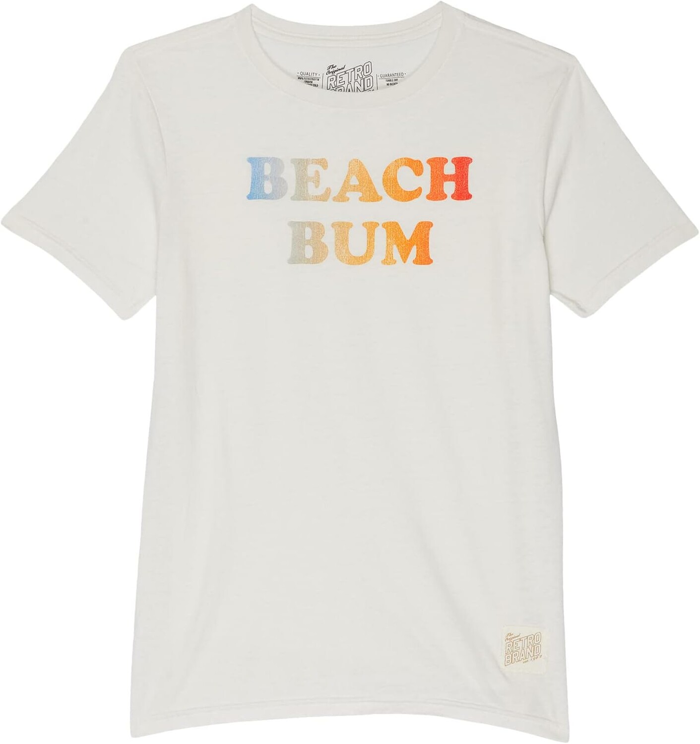 

Футболка The Original Retro Brand Kids Cotton Beach Bum Crew Neck Tee, белый