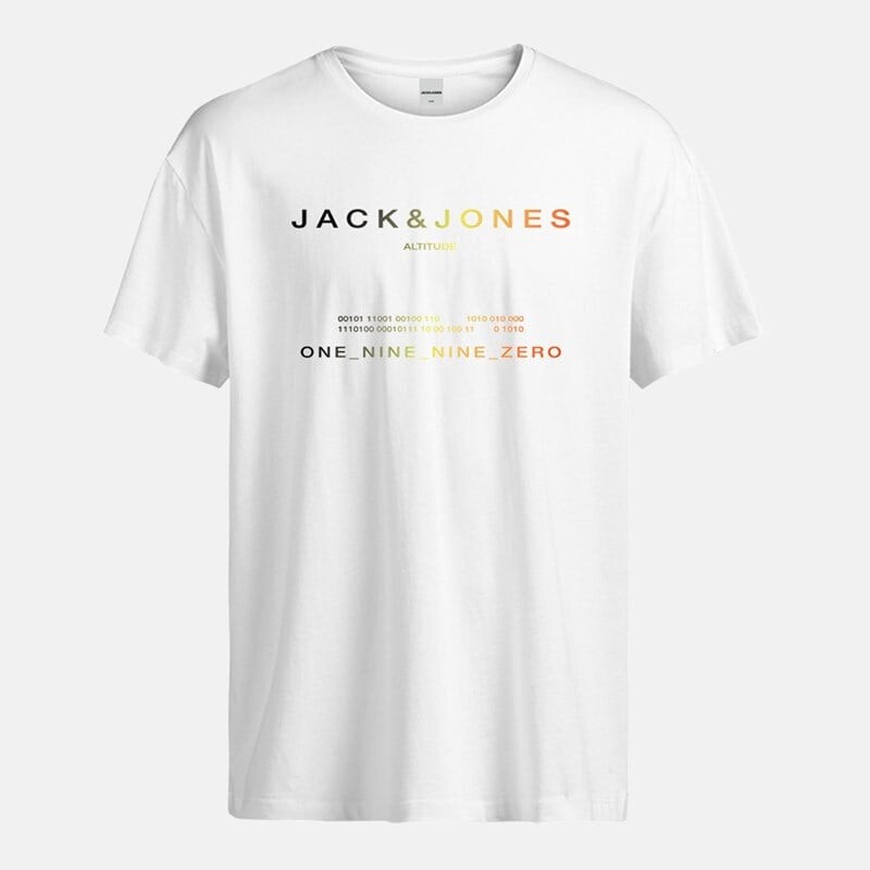 

Мужская футболка jcoriot Jack & Jones, белый