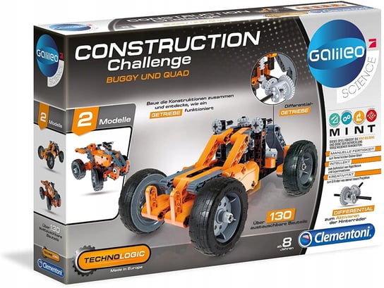 

Clementoni Klocki Galileo Construction Buggy Quad