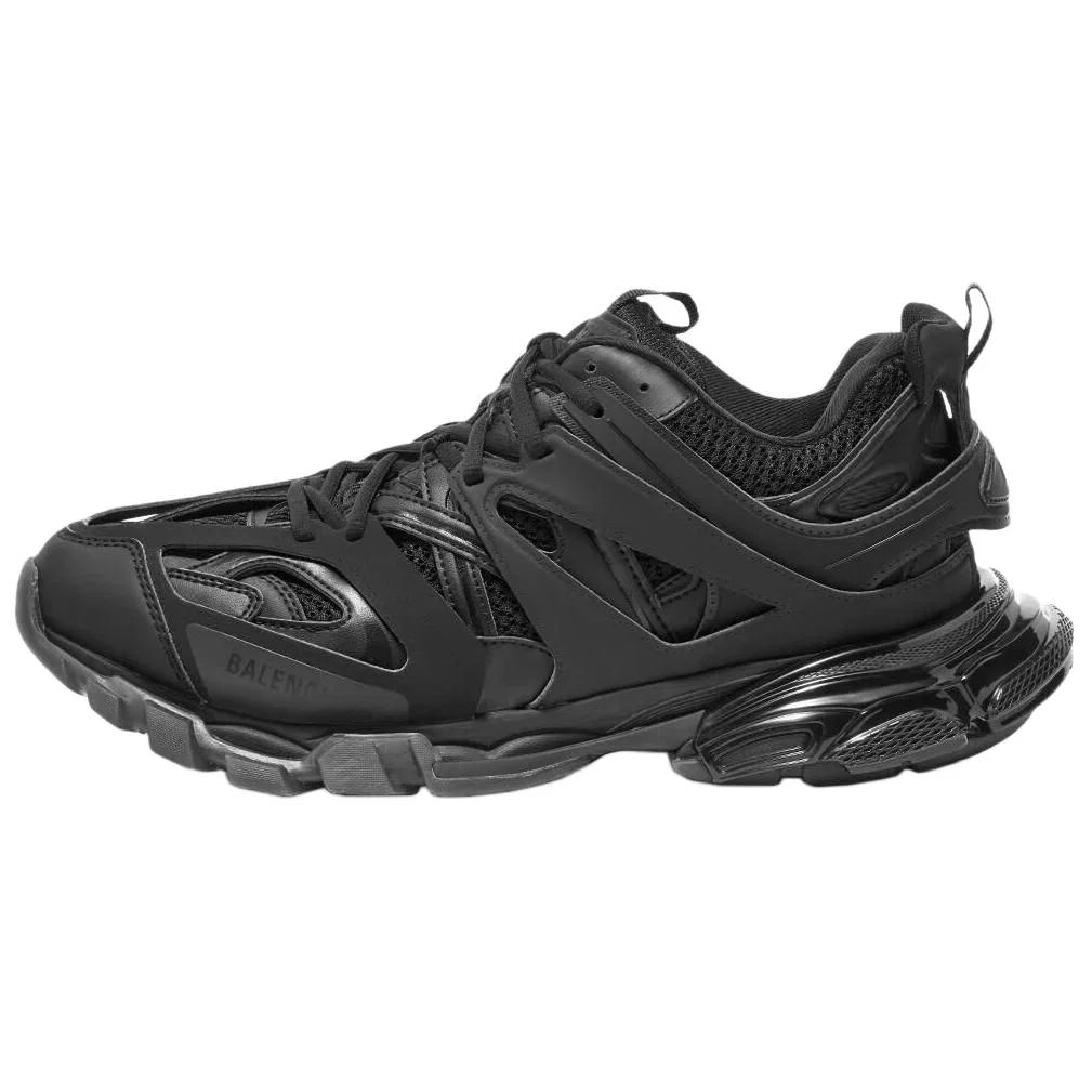 Кроссовки Track с прозрачной подошвой Balenciaga черный