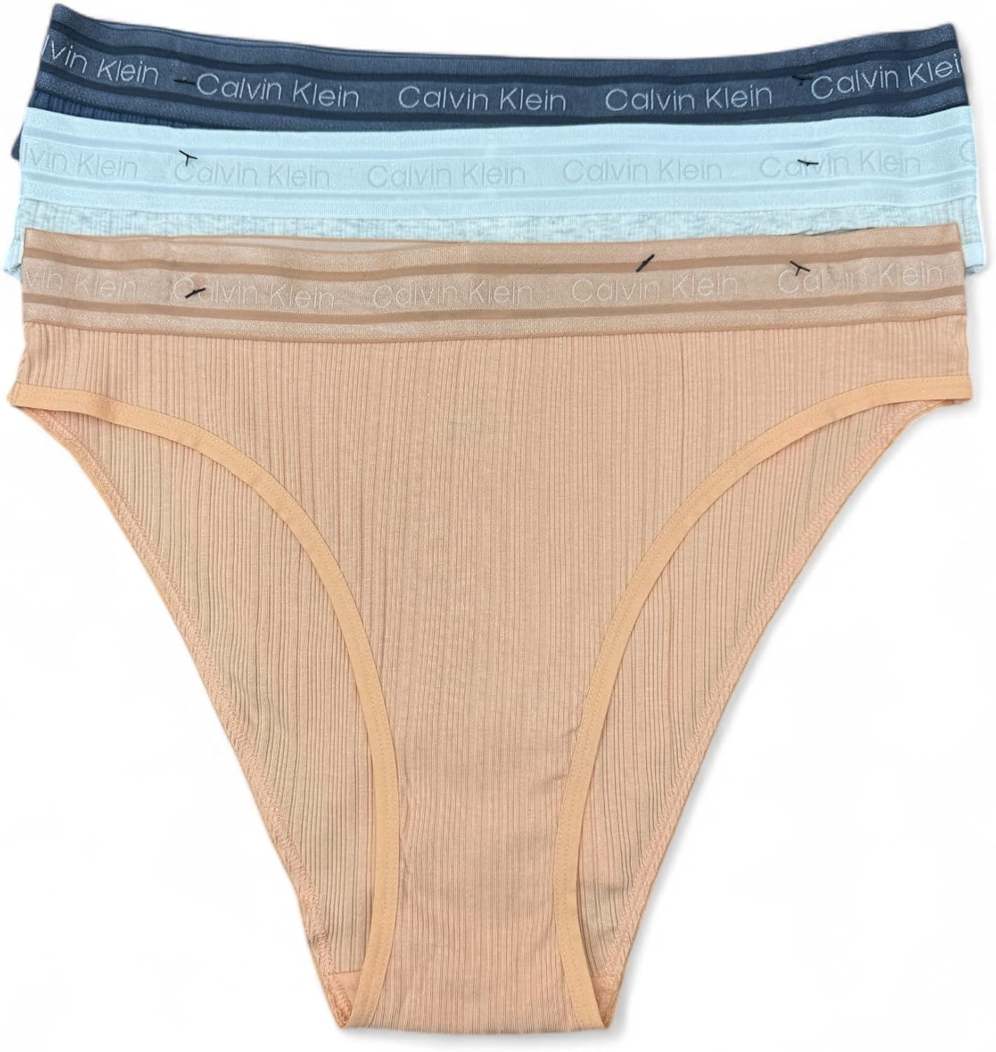 

Комплект из 3 купальников-бикини Calvin Klein Refined Rib Logo, Grey(Qp2942-830)/Lg_P