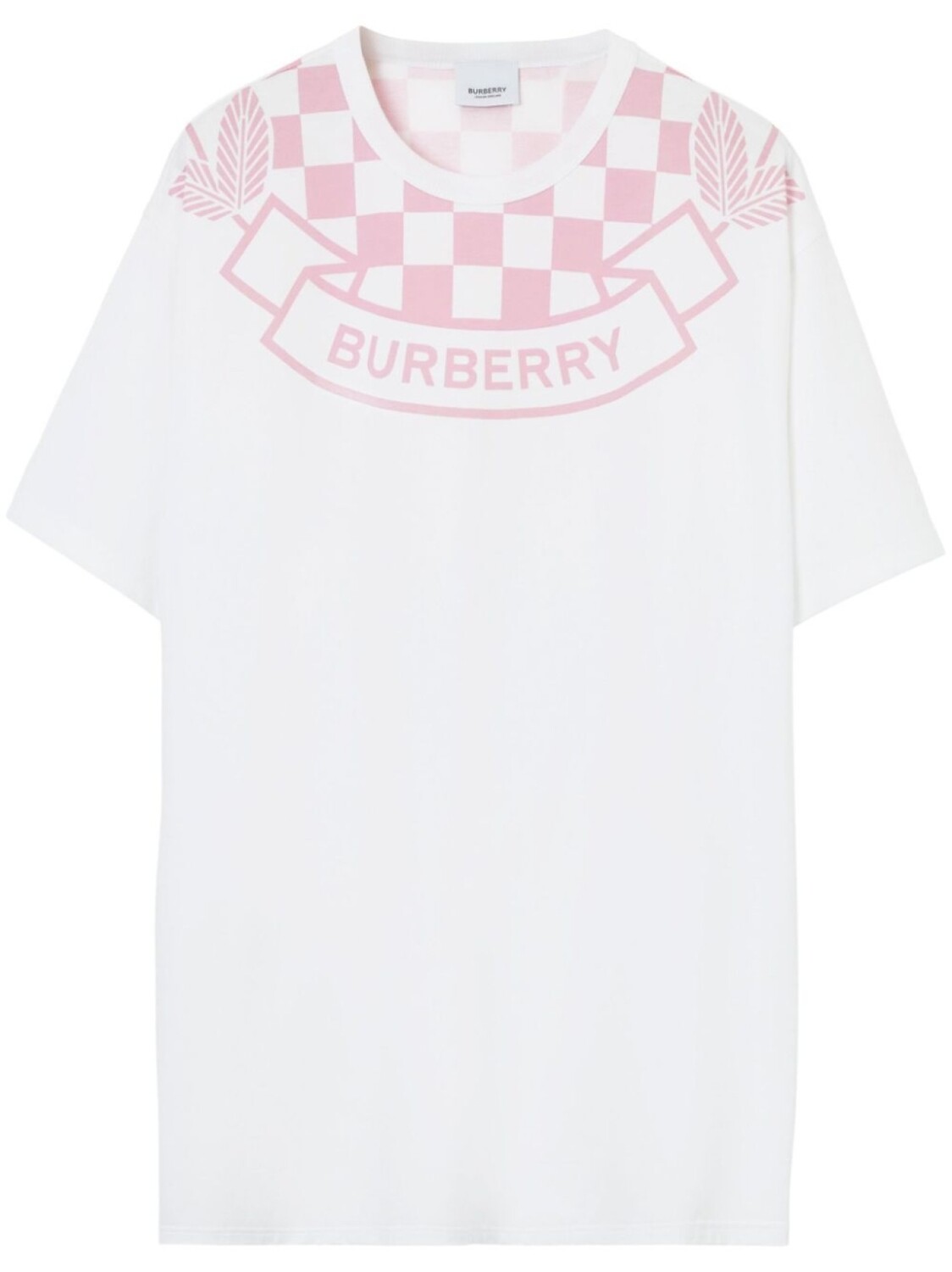 

Burberry футболка с логотипом, белый