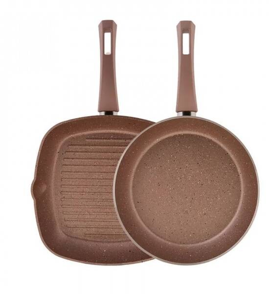 

Набор кастрюль биогранит (2 шт.) Karaca, желтый