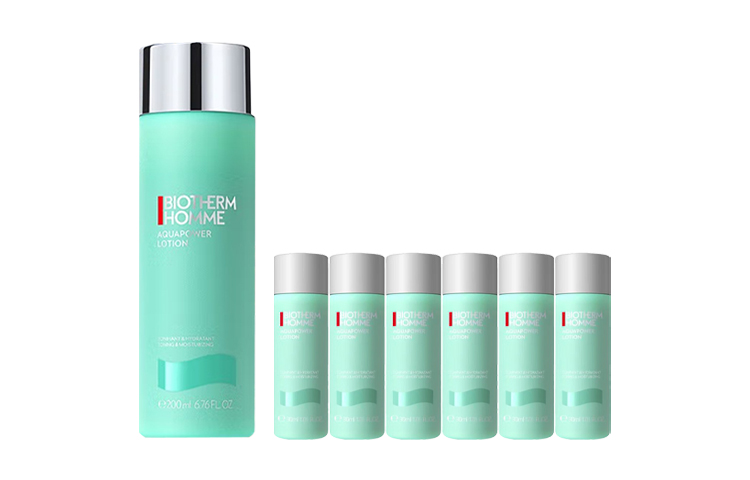 Мужской освежающий лосьон Biotherm Homme Aquapower, 200 мл + 30 мл х 6 — фото 2
