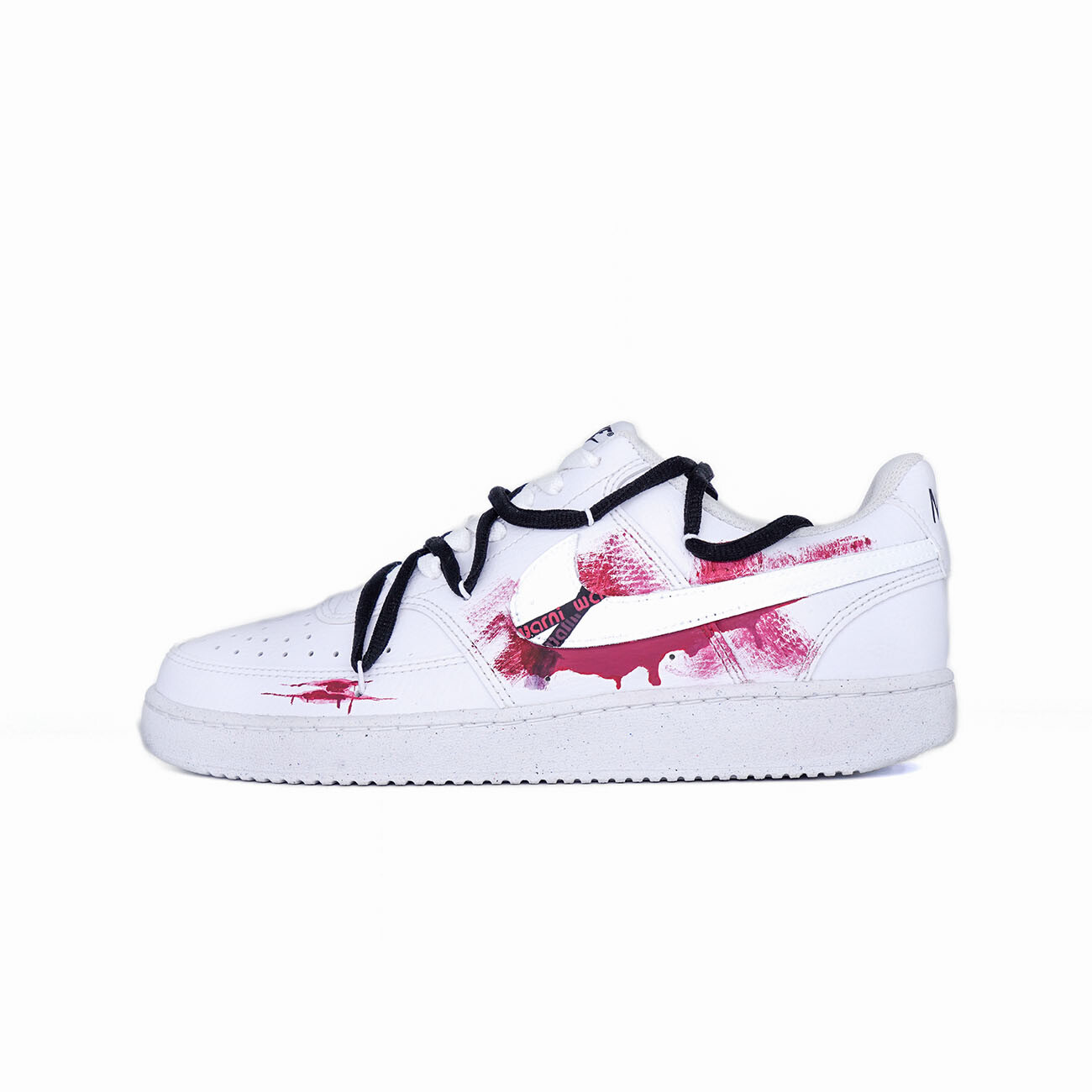 

Обувь для скейтборда Court Vision 1 Men Low-Top, мужские кроссовки, White/Red Nike