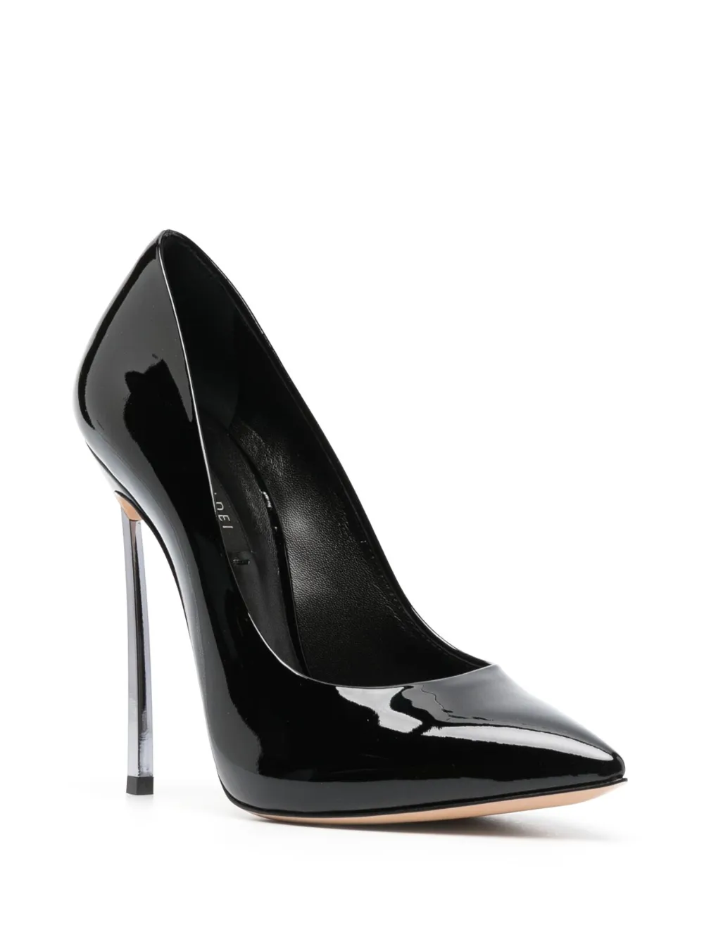 Лакированные туфли-лодочки Blade Tiffany 115 Casadei, черный — фото 2