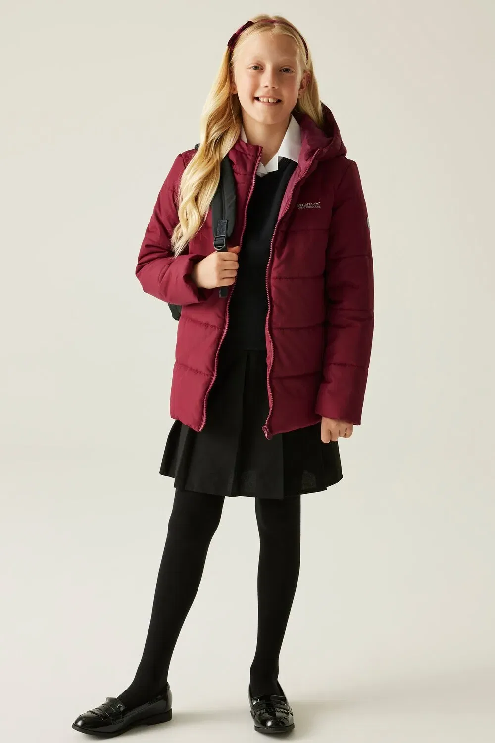 Детская куртка Thermoguard Insulated Padded Jacket Regatta, красный — фото 3
