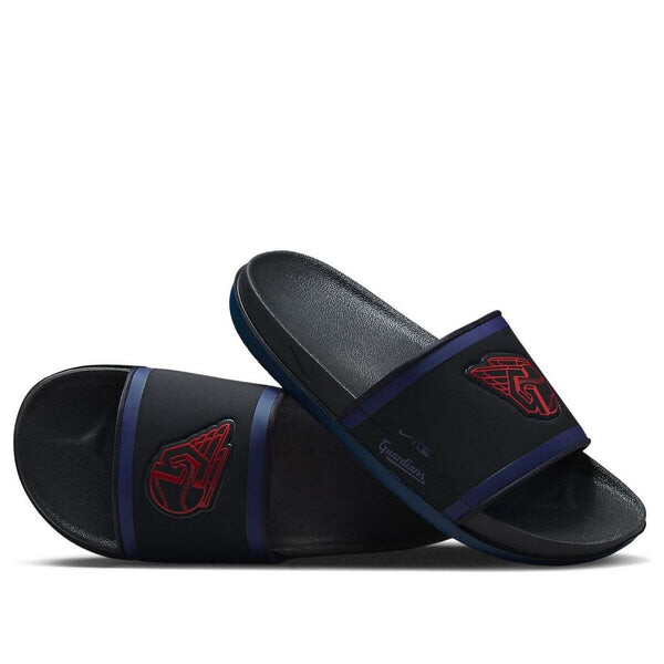 

Тапочки mlb x offcourt slide 'cleveland guardians' Nike, черный
