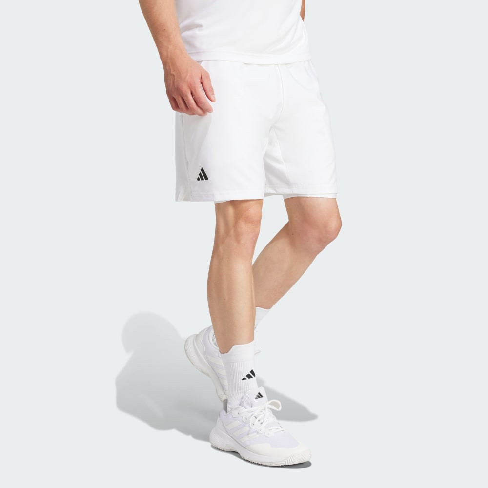 Спортивные шорты Adidas Club Tennis Climacool 2-in-1 Shorts, белый — фото 3