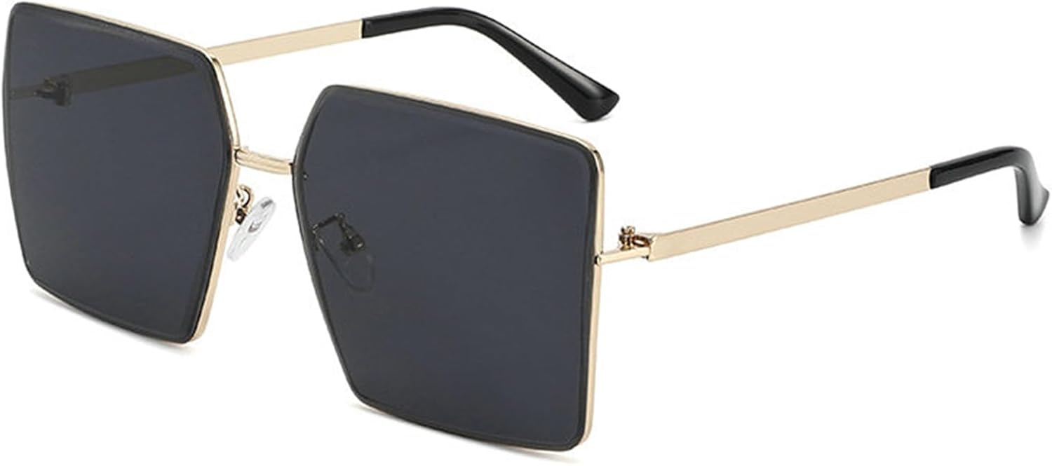 

Солнцезащитные очки COTIA 2025 в квадратной оправе, модные, для женщин и мужчин, прямоугольные, в стиле ретро, ​​с металлическим каркасом, для активного отдыха и путешествий, Black