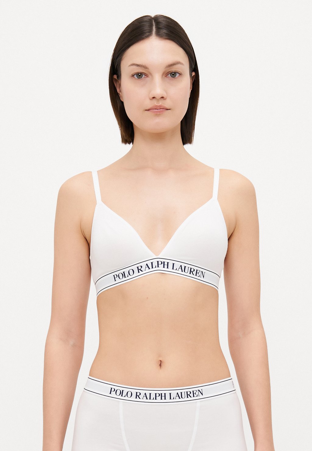 

Треугольный бюстгальтер TRIANGLE BRALET Polo Ralph Lauren, белый