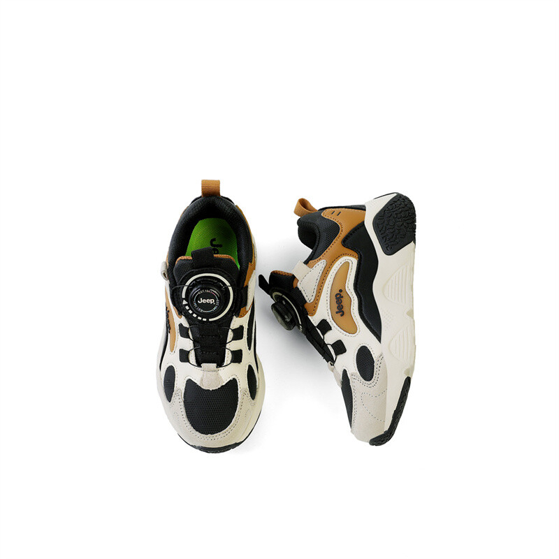 Кроссовки Jeep Kids Lifestyle Shoes Kids Low-top Brown, черный/коричневый — фото 2