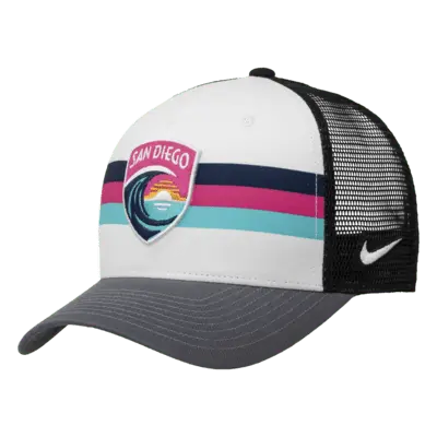 

Бейсболка Nike San Diego Wave FC NWSL Trucker Cap, черный
