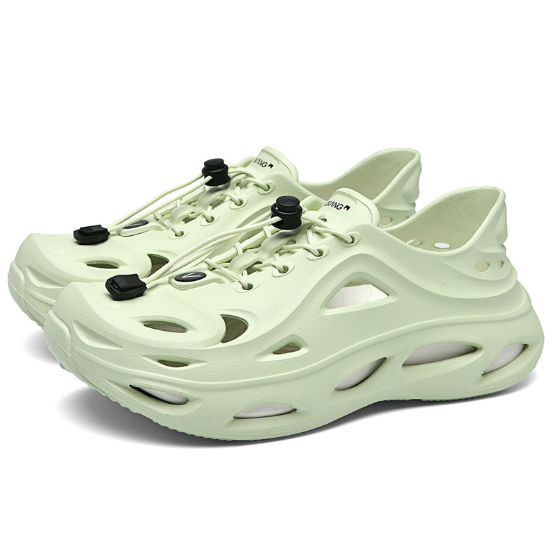 AOKANG Мятные манбо зеленые клоги унисекс в лунном белом цвете, цвет Moonlit White[Standard Sports Shoe Size] — фото 3