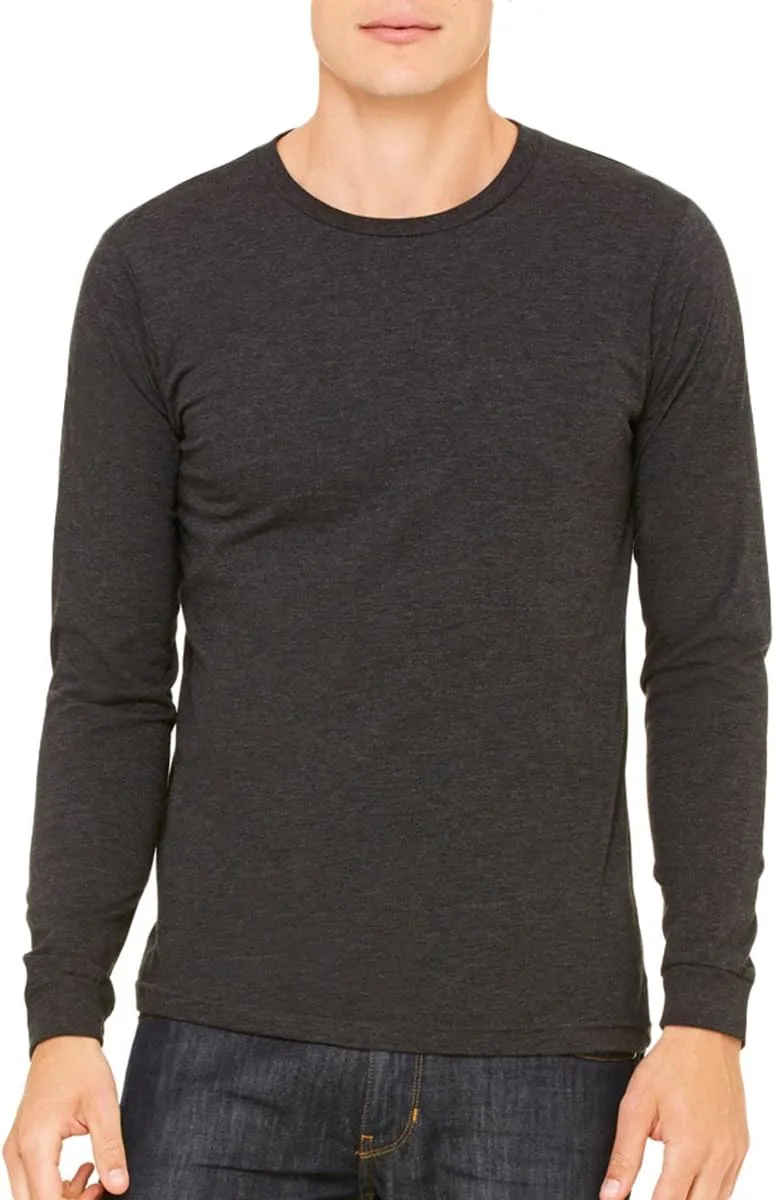 

Футболка с длинным рукавом Heather Carolina Blue от BELLA + CANVAS BELLA+CANVAS