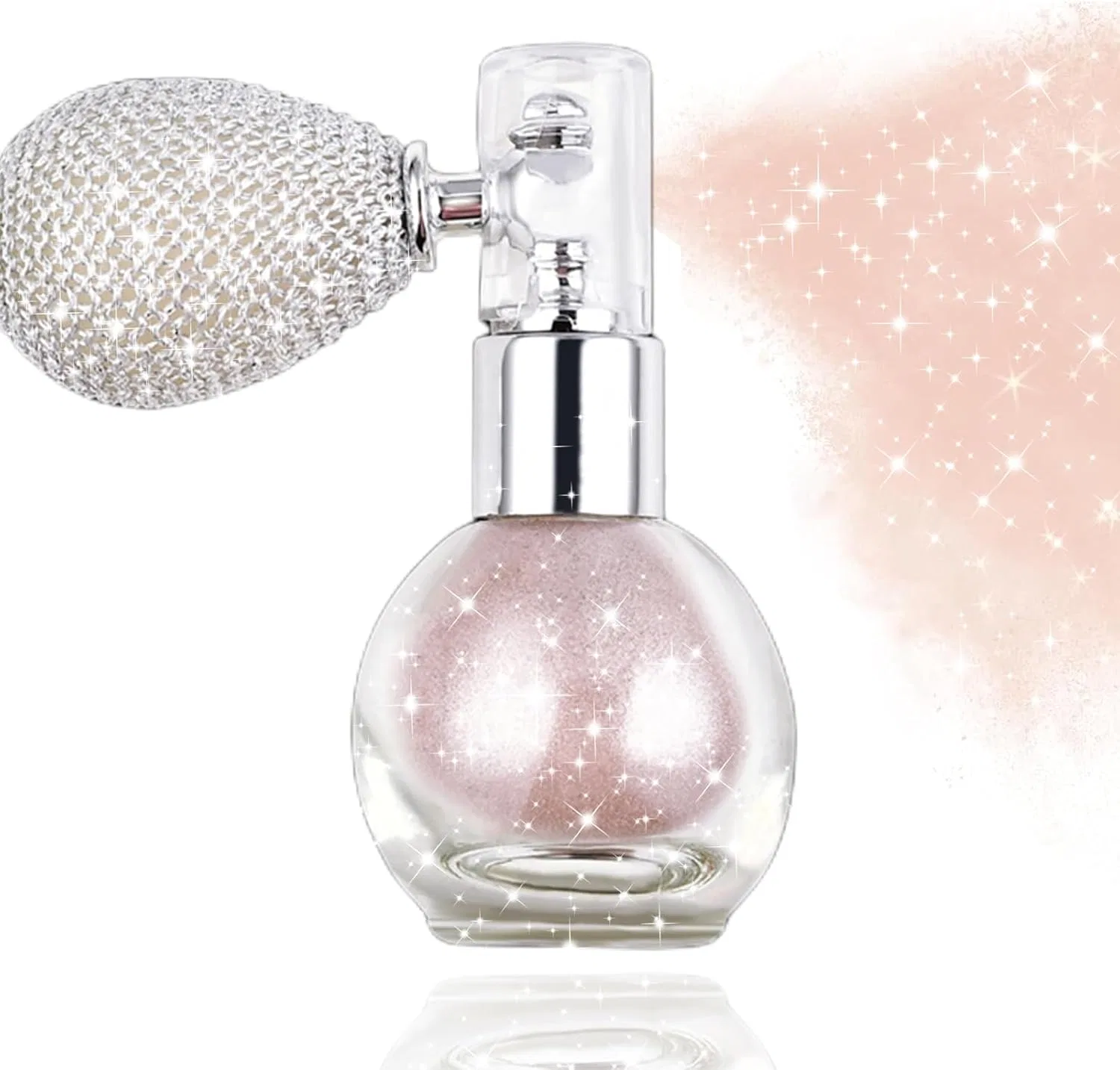 Спрей-блестки для тела и волос BOLYDOOM Pink Hair Glitter, 70 г