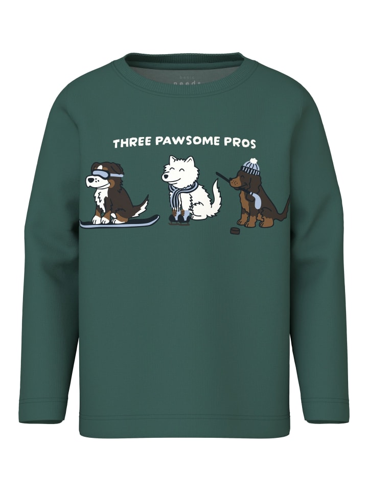 Рубашка с длинными рукавами NMMVUX 2P LS TOP в цвете бистро-зеленый name it — фото 3