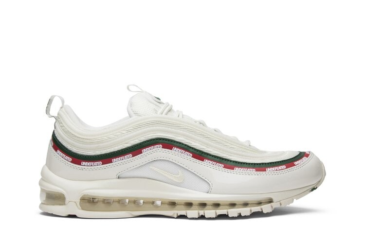 

Кроссовки Nike Undefeated x Air Max 97 OG 'Sail', белый