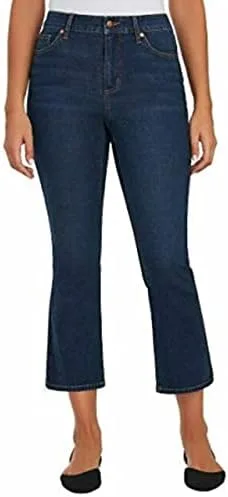 

Chaps Women's Mid Rise Crop Kick Jeans Pant