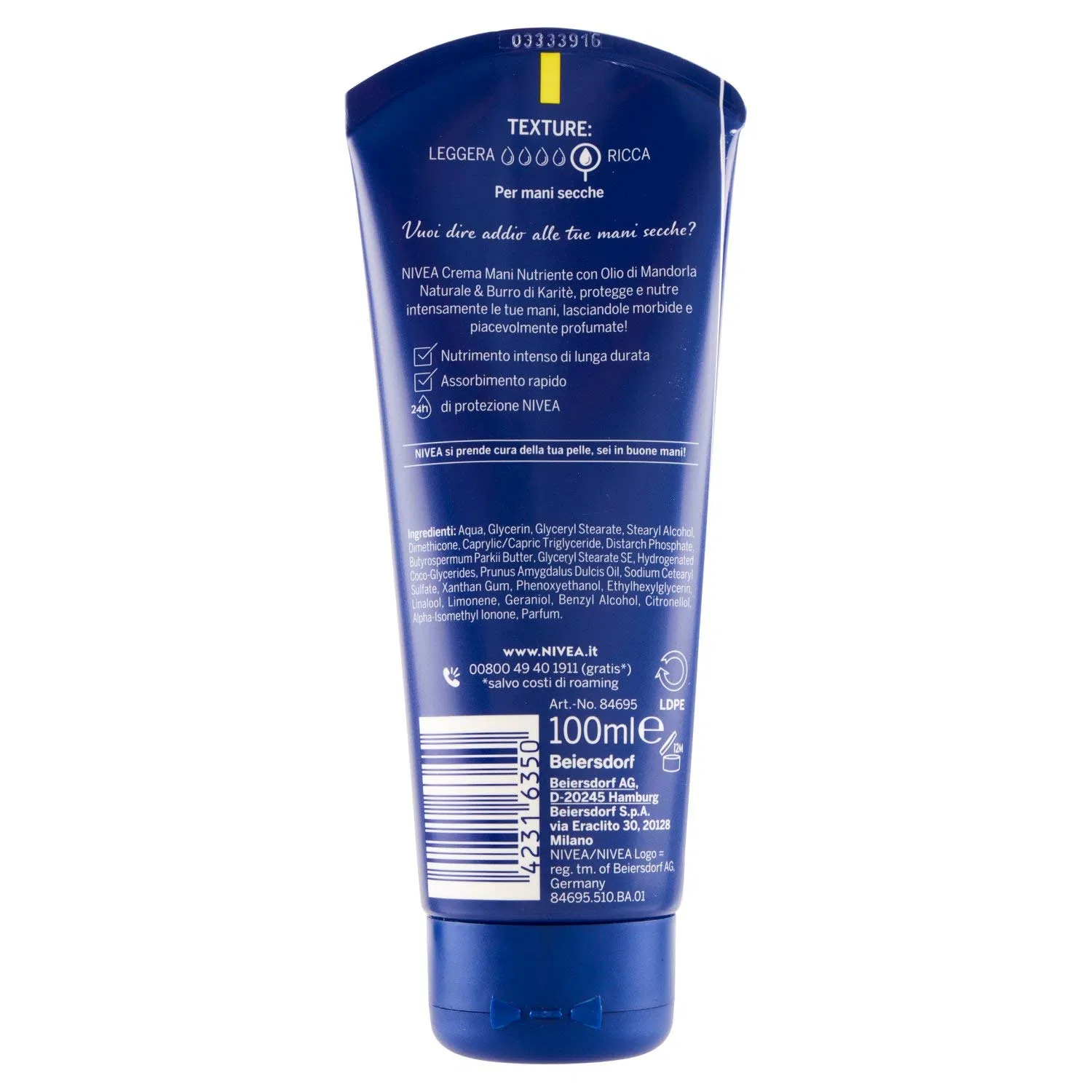 Интенсивный крем для рук Nivea с миндальным маслом, 100 мл Nivea — фото 3