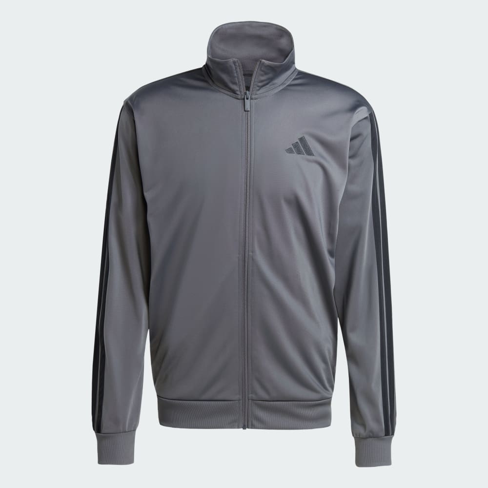 Спортивная толстовка Adidas 3-Stripes Tricot Regular Track Jacket, цвет Grey Six — фото 4