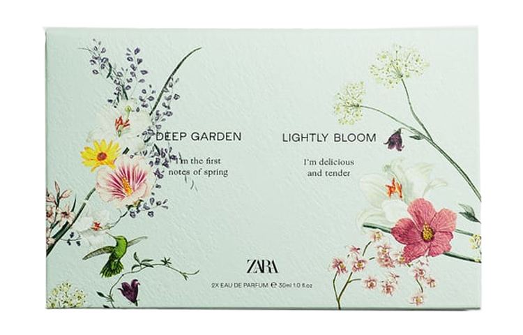 Набор духов light blossom, dark garden eau de parfum 2 флакона ZARA — фото 2