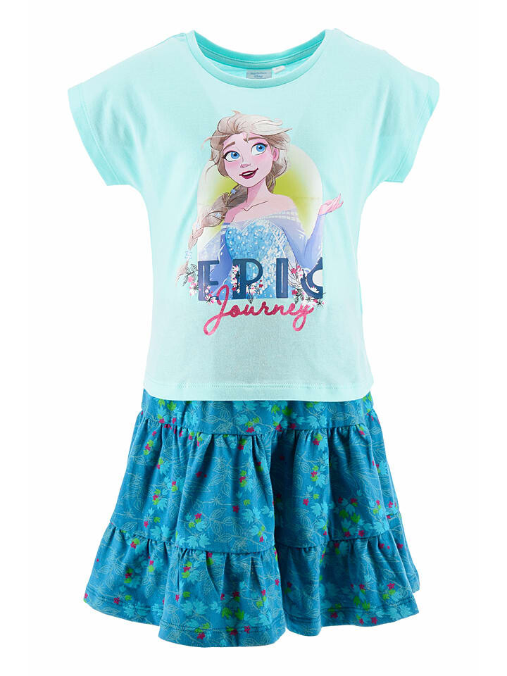 

Футболка Disney Frozen 2tlg Outfit Frozen, синий