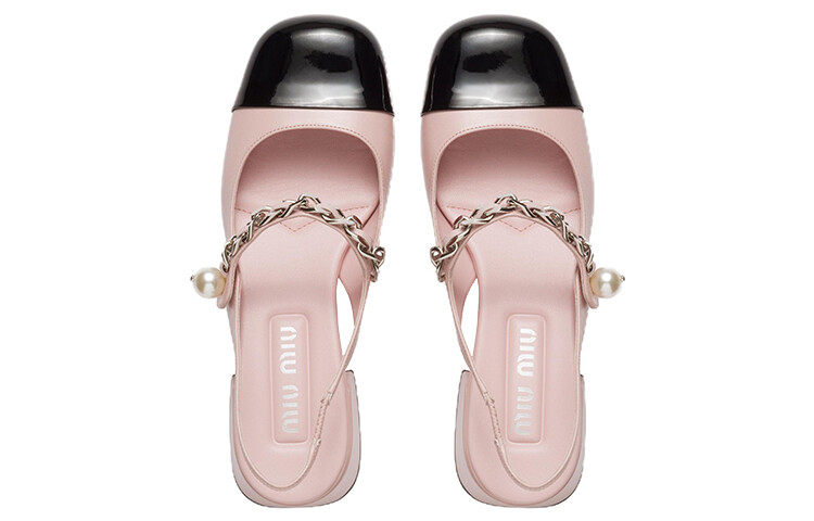 Туфли женские Miu Miu, розовый — фото 4