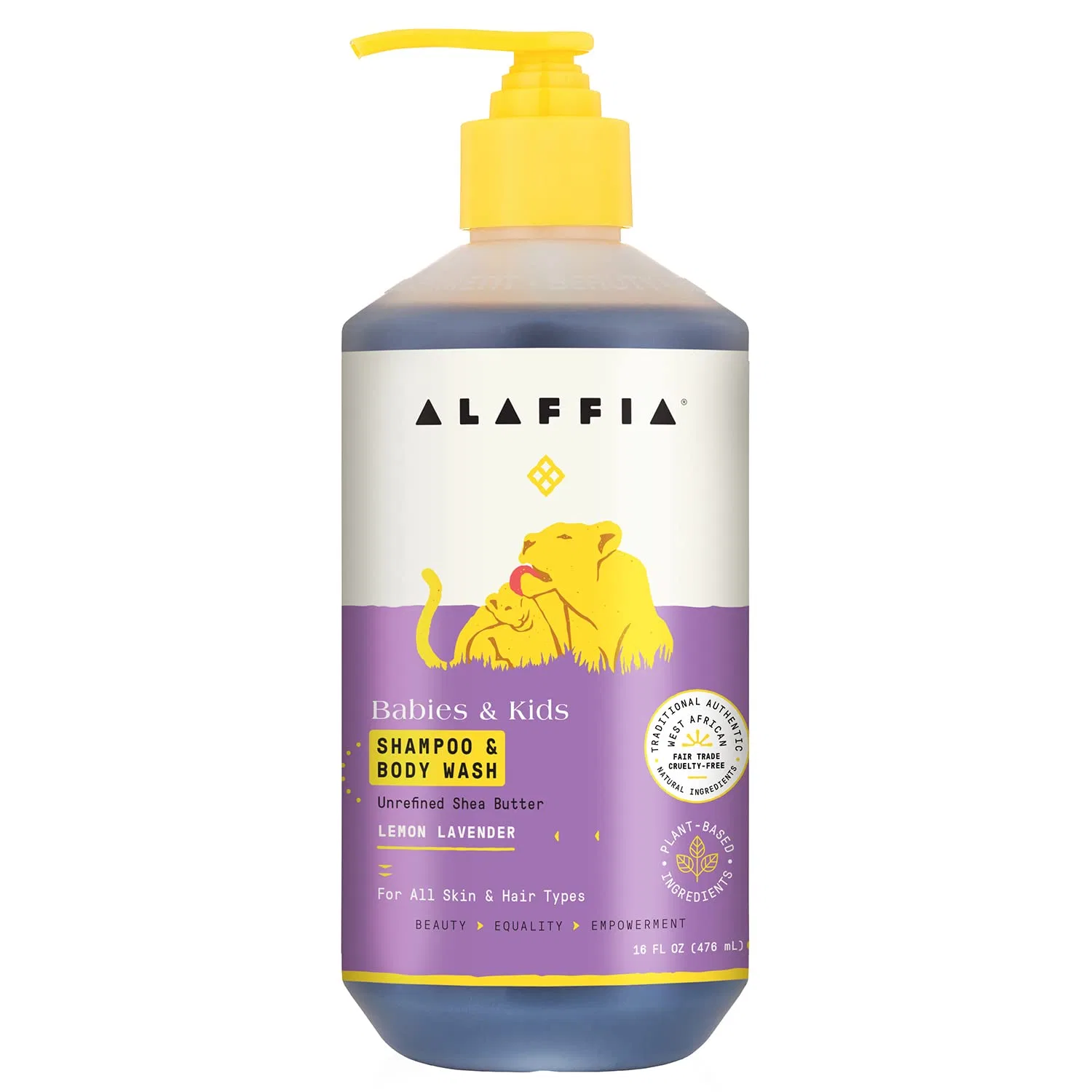 Шампунь и гель для душа Alaffia Everyday Shea с лимоном и лавандой Alaffia