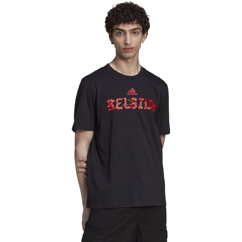 Футболка Fanshirt Belgium Adidas, черный — фото 2