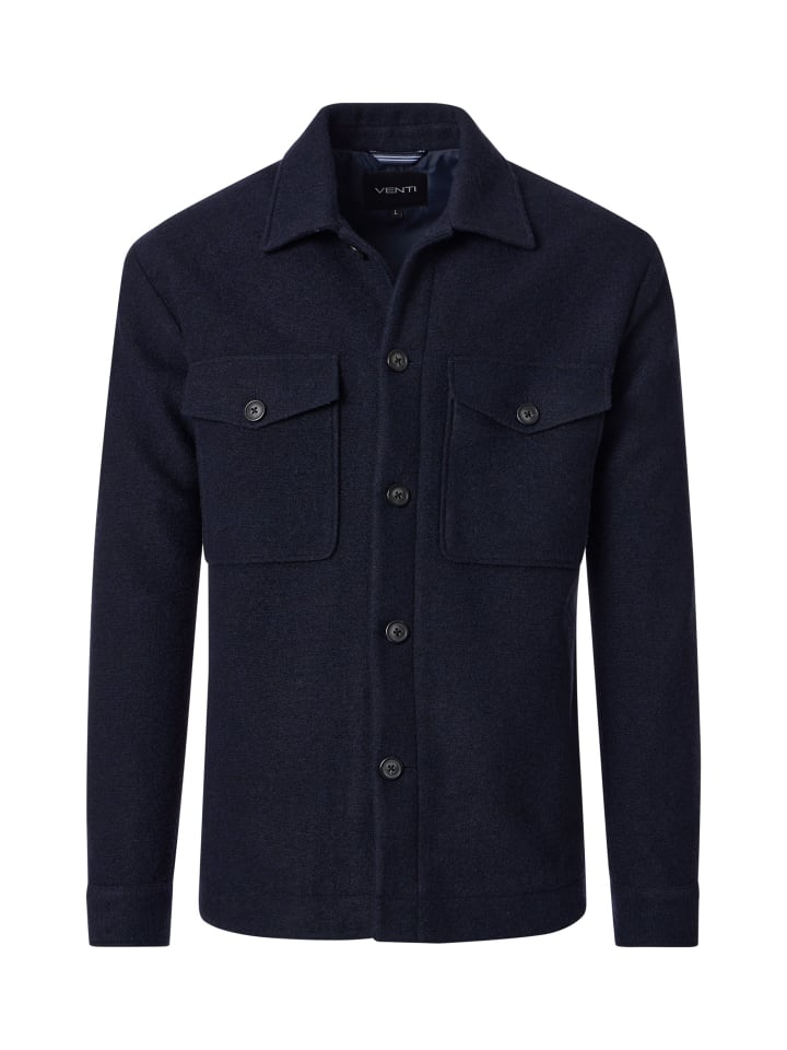 

Venti Деловая рубашка темно-синего цвета