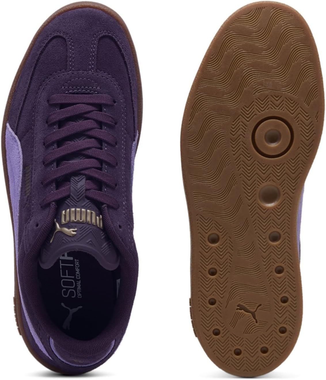 Кроссовки Puma Unisex-Adult Puma Club Ii Era Suede, Midnight Plum Lavender Alert — фото 3