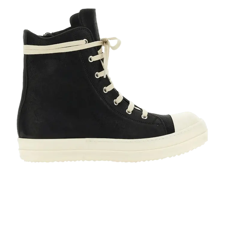 

Кроссовки Rick Owens Lido Sneakers 'Black Milk', черный