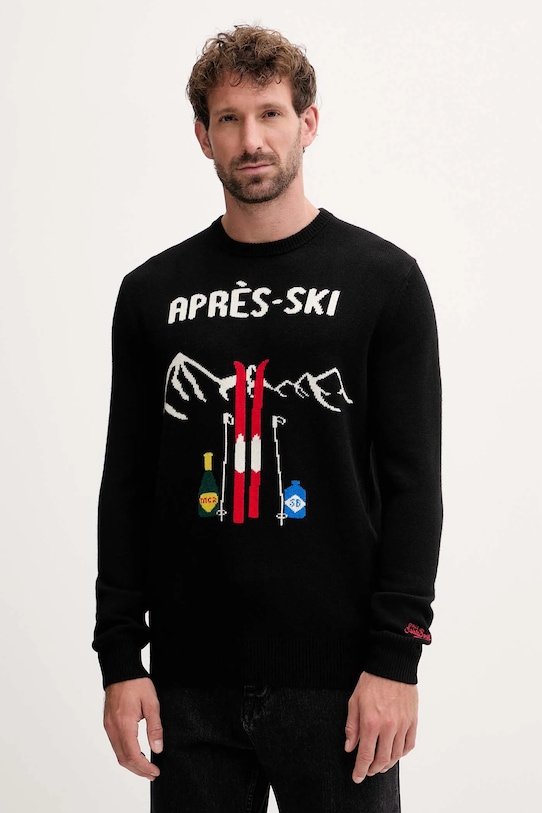 

Шерстяной свитер Mc2 Saint Barth, черный