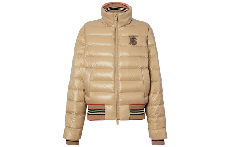 

Burberry Пуховик Women's Beige Stand Collar Moderate Others