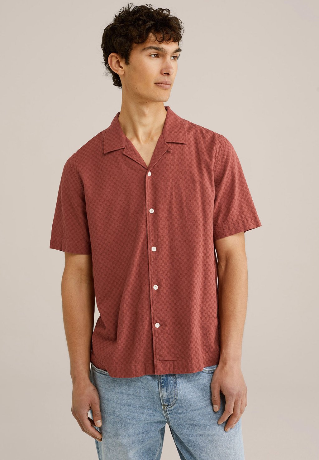 

Рубашка WE Fashion, цвет Rust Brown