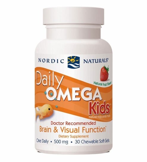 

Nordic Naturals, Биологически активная добавка Daily Omega Kids, 30 капсул