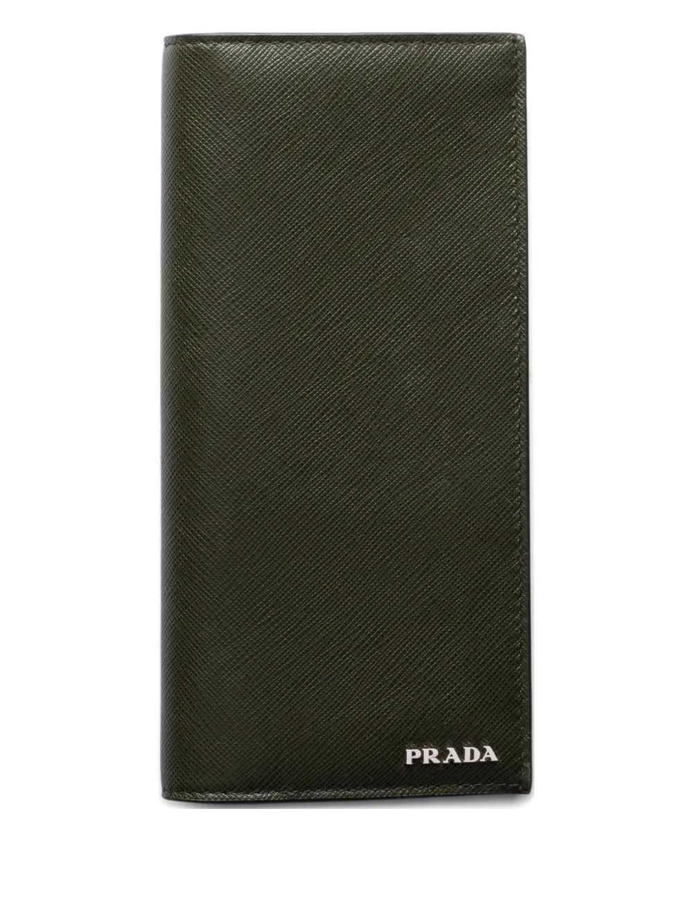 

Складной бумажник Prada, зеленый