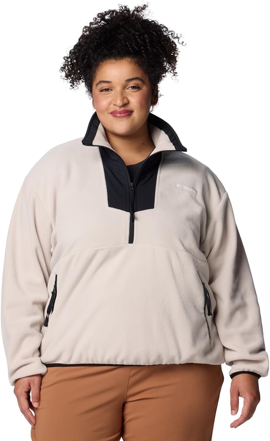 

Толстовка Columbia Women's Sequoia Grove Half Zip Fleece, Dark Stone/Black