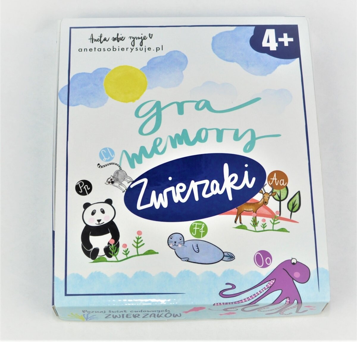 

Memory Animals, развивающая игра, Анета Соби Рысудже Aneta Sobie Rysuje