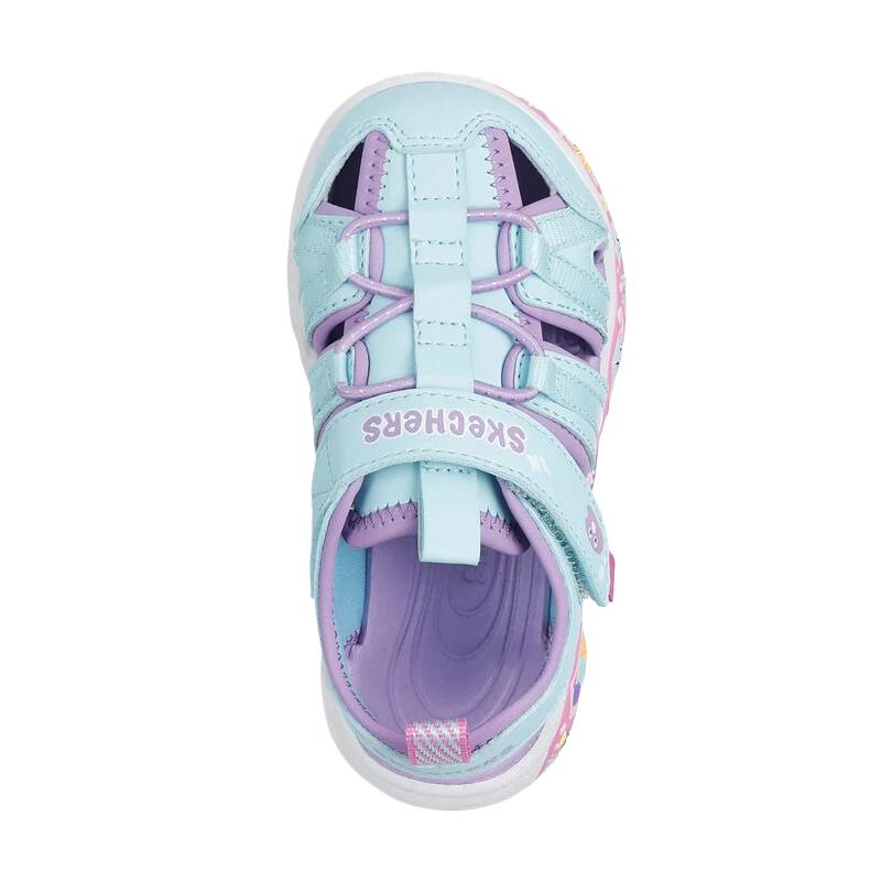 Детские сандалии средней высоты для младенцев и малышей Skechers Kids, зеленый — фото 3