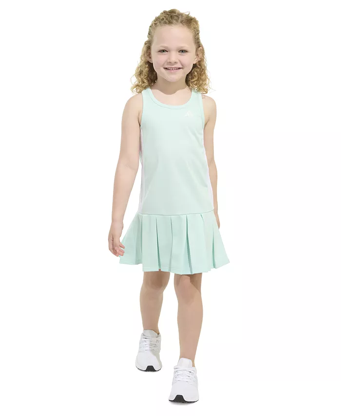 

Детское платье для тенниса без рукавов Toddler & Little Girls Sleeveless Tank Tennis Dress adidas, синий